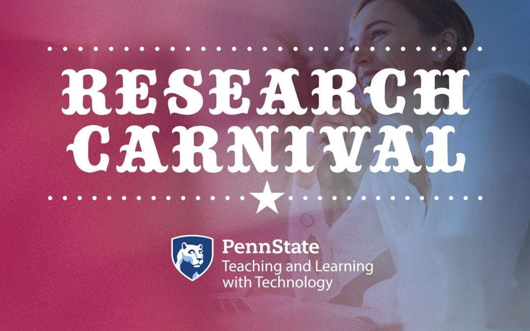 The inaugural Teaching and Learning with Technology Research Carnival will be held on June 19, 2019